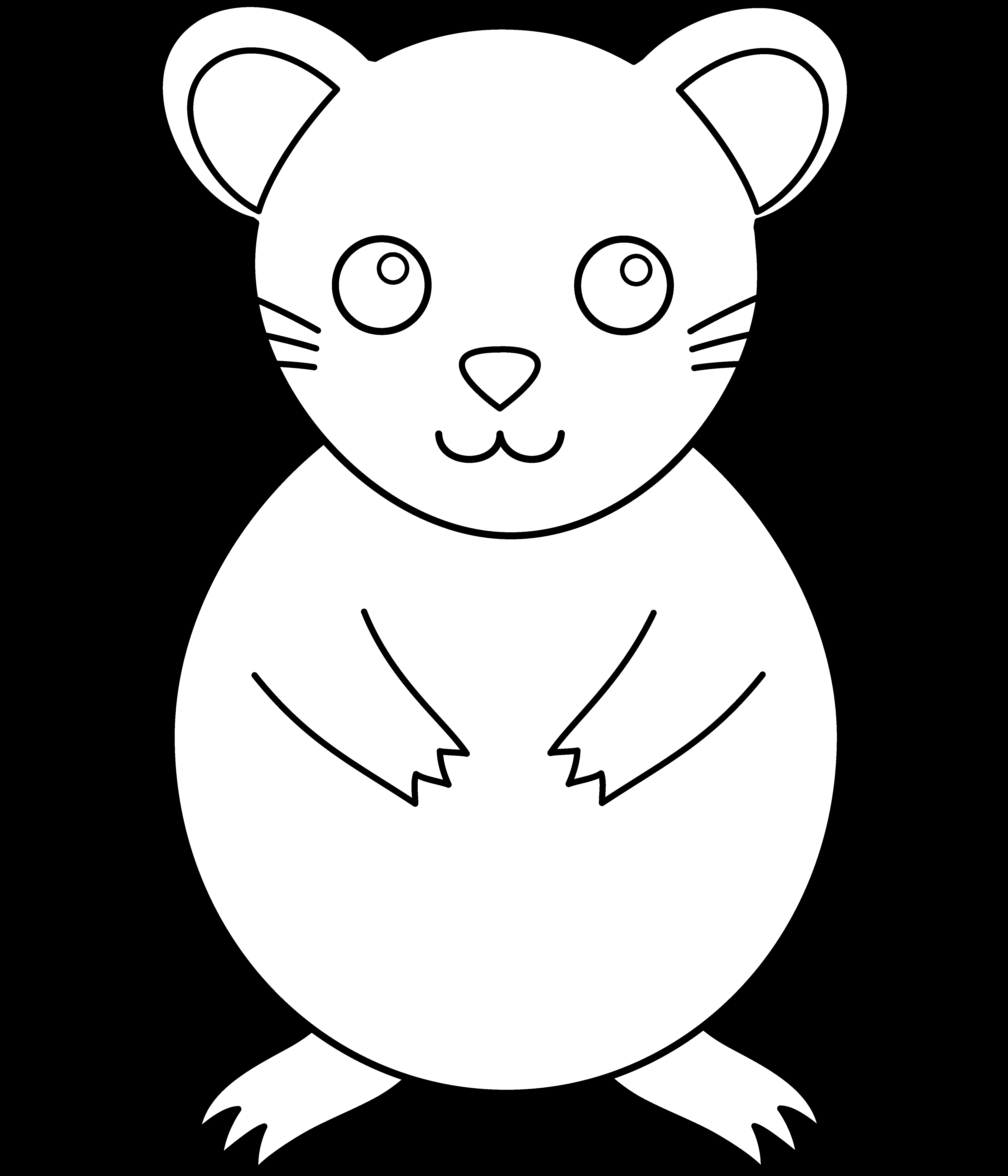 Un hamster joyeux se prélassant dans un décor naturel