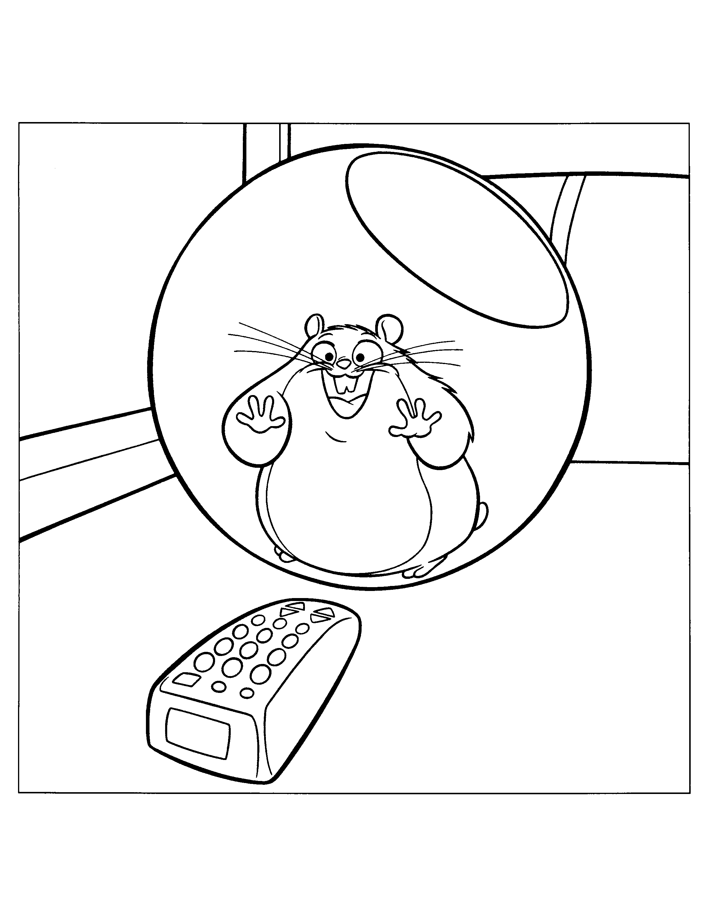 Un hamster joyeux dans son habitat naturel