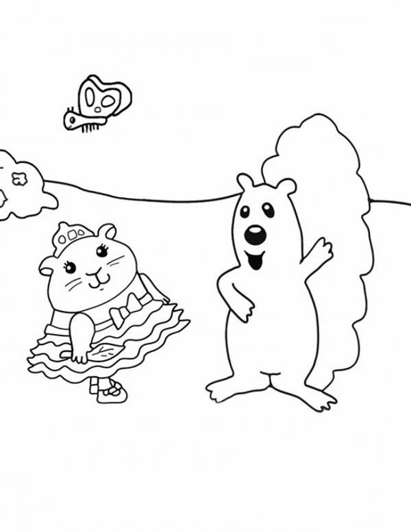 Un hamster curieux explorant son environnement
