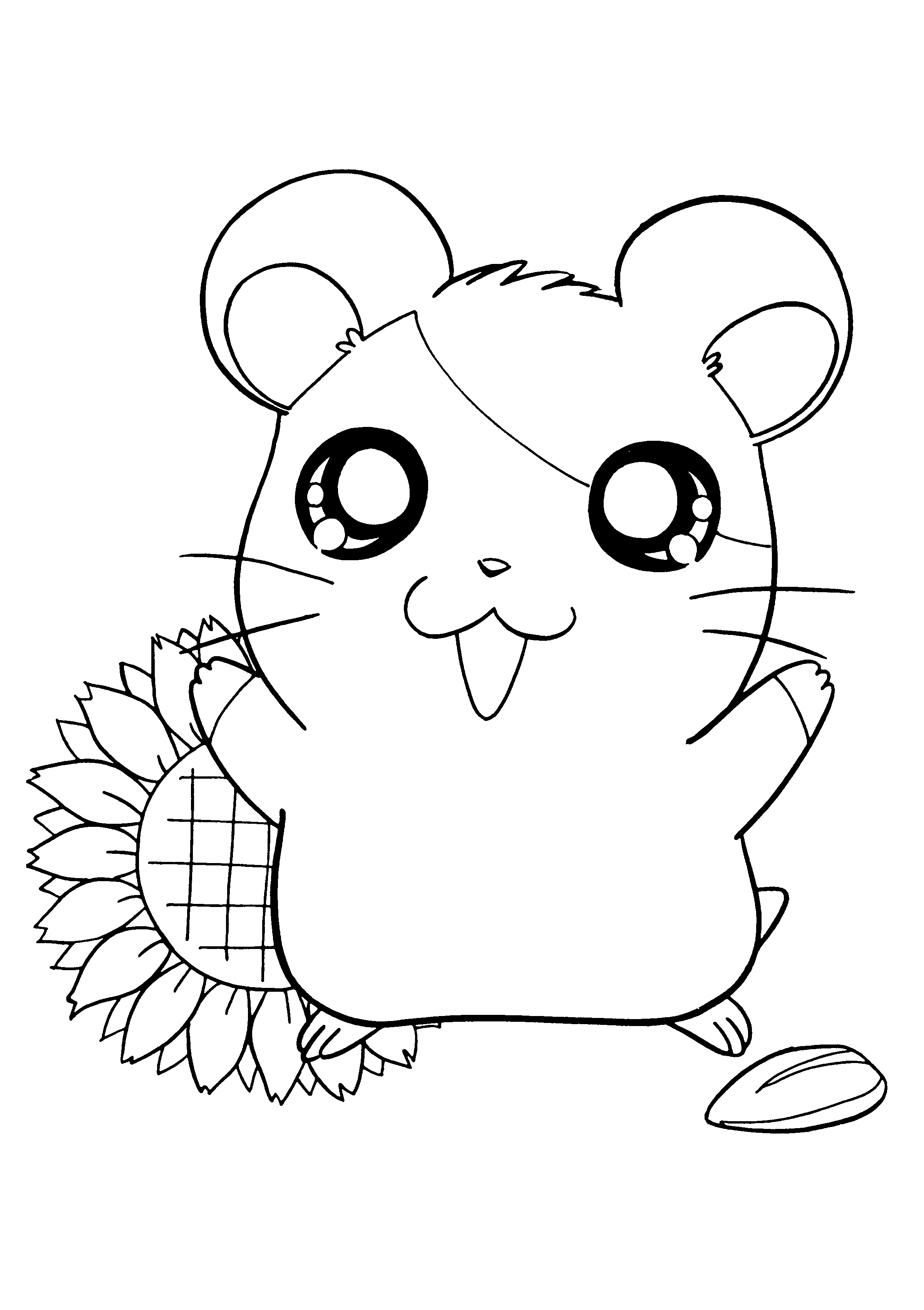 Hamtaro et ses amis dans un moment de complicité