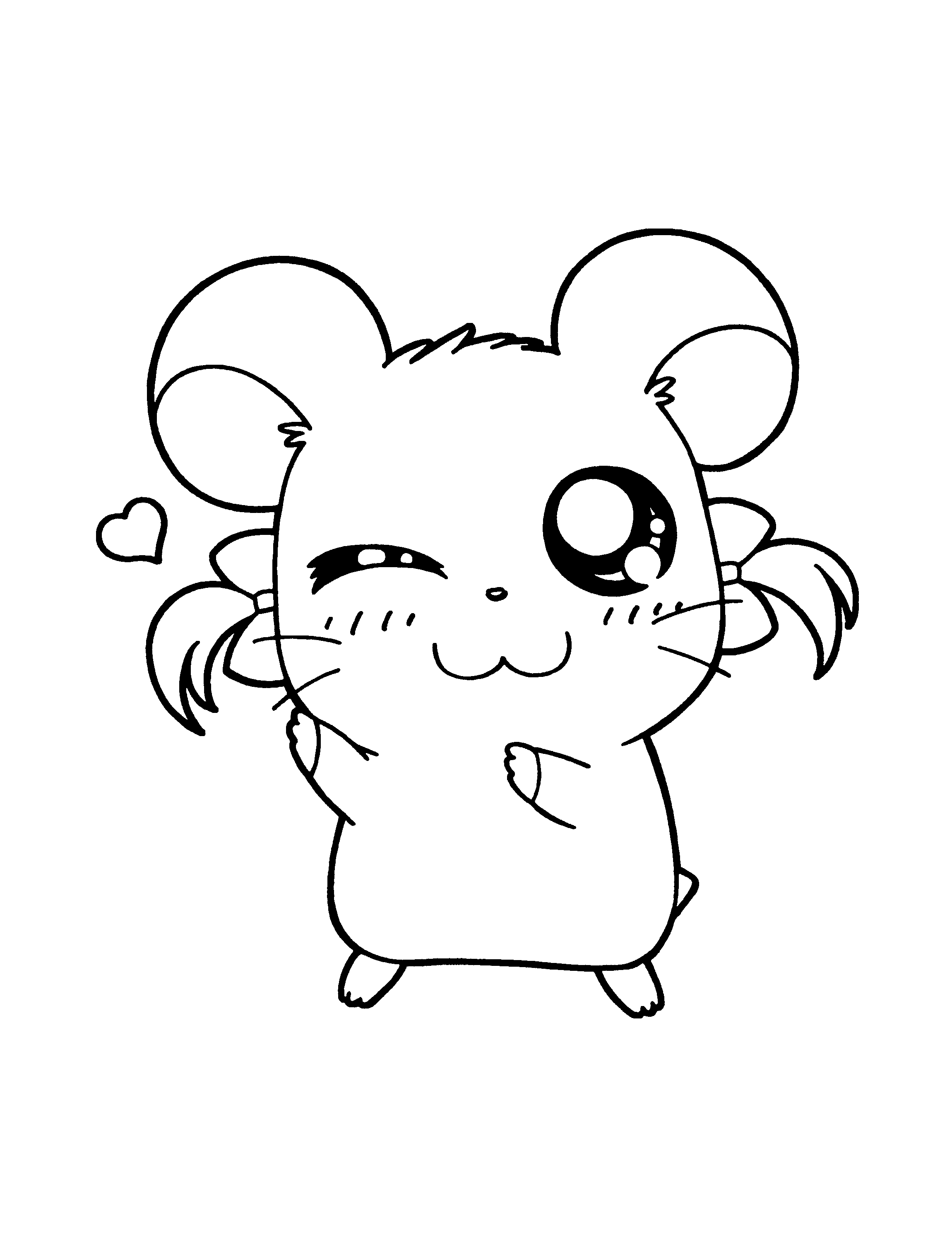 Hamtaro et ses amis en pleine aventure dans un décor champêtre