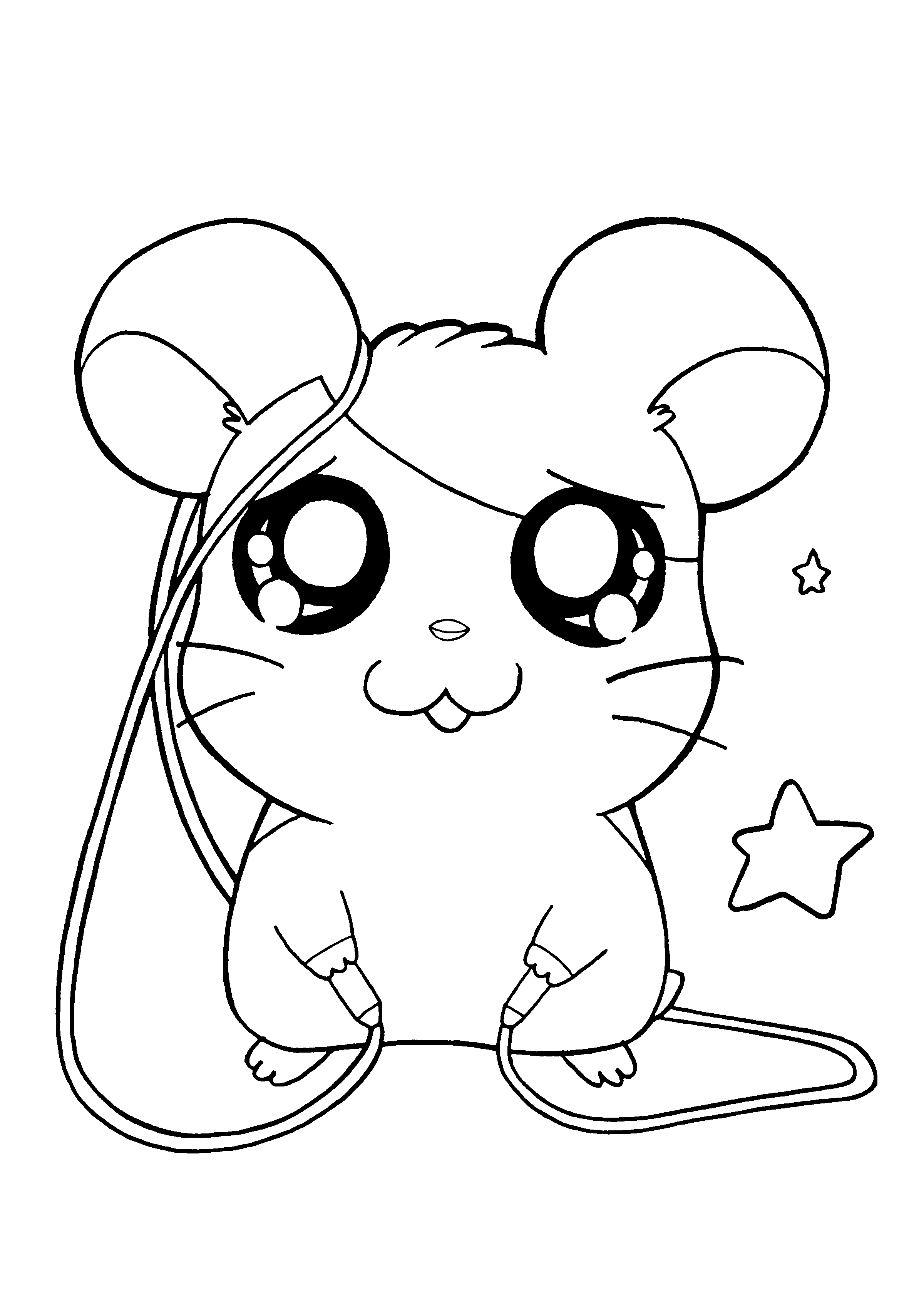 Hamtaro et ses amis profitent d'une journée ensoleillée au jardin
