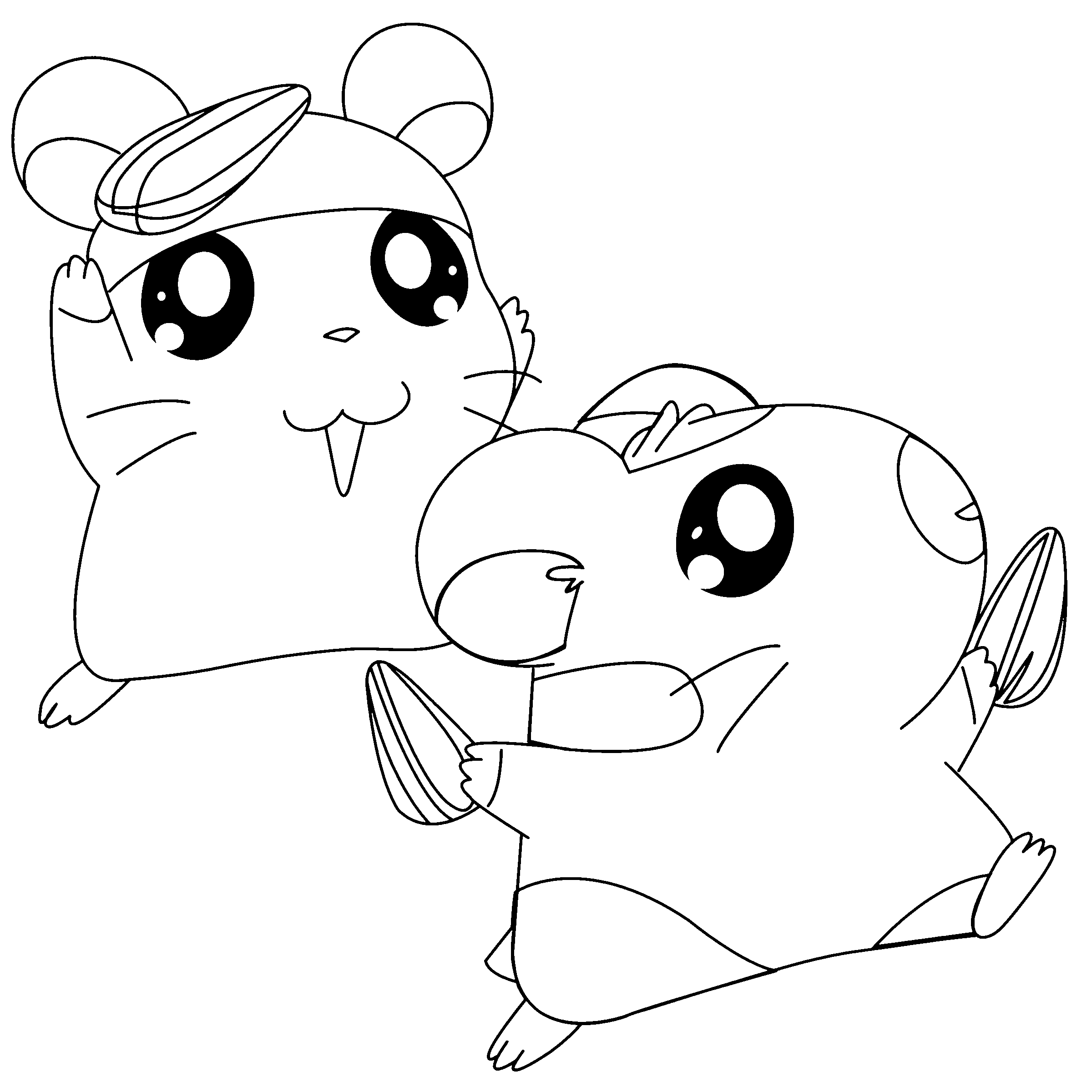 Hamtaro et ses amis en pleine aventure dans la nature