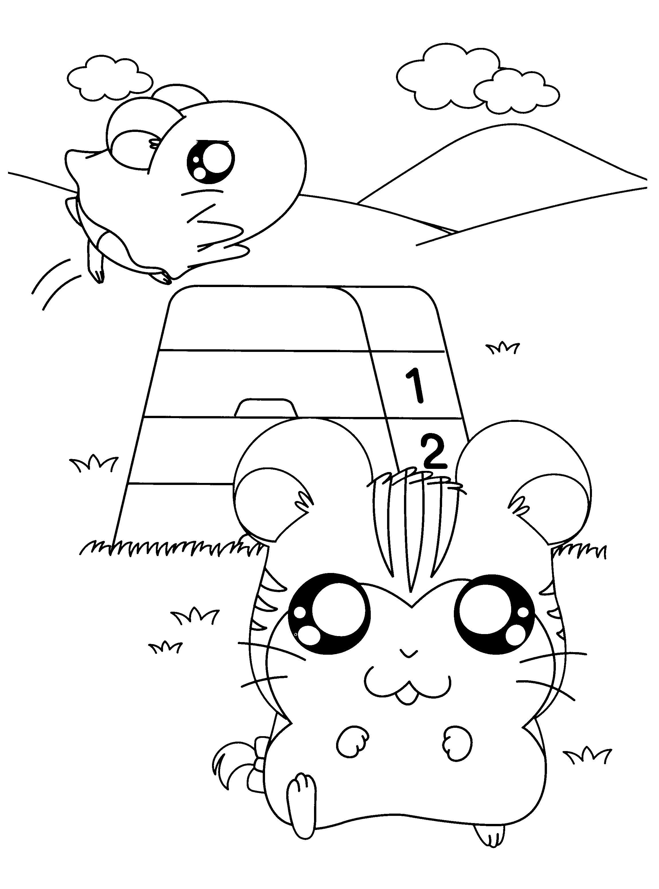 Hamtaro et ses amis au cœur d'une aventure joyeuse
