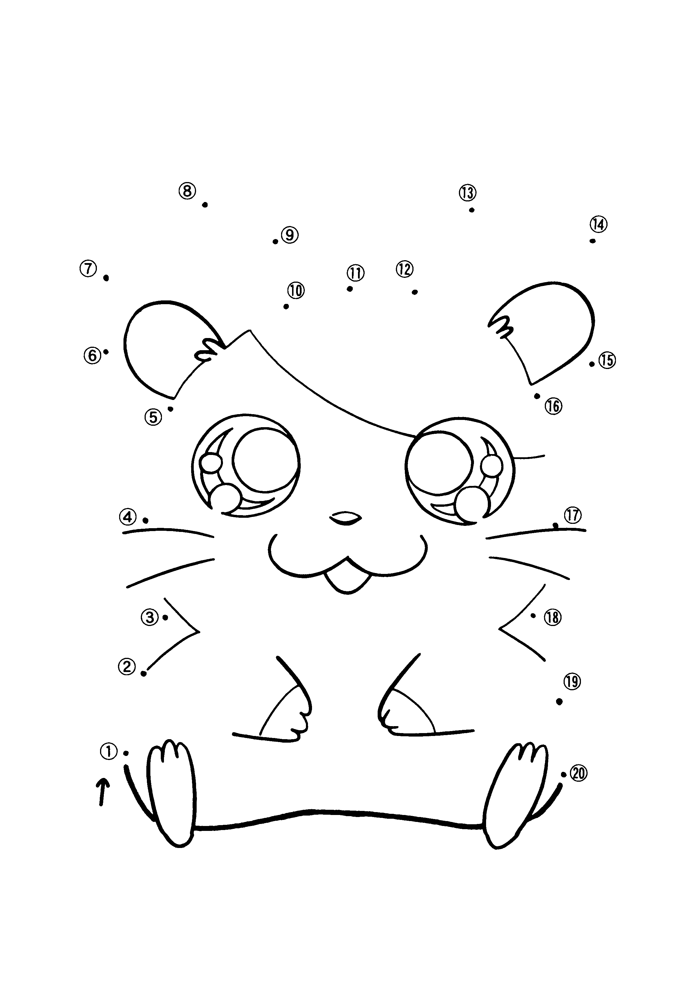 Hamtaro et ses amis en pleine exploration dans un champ