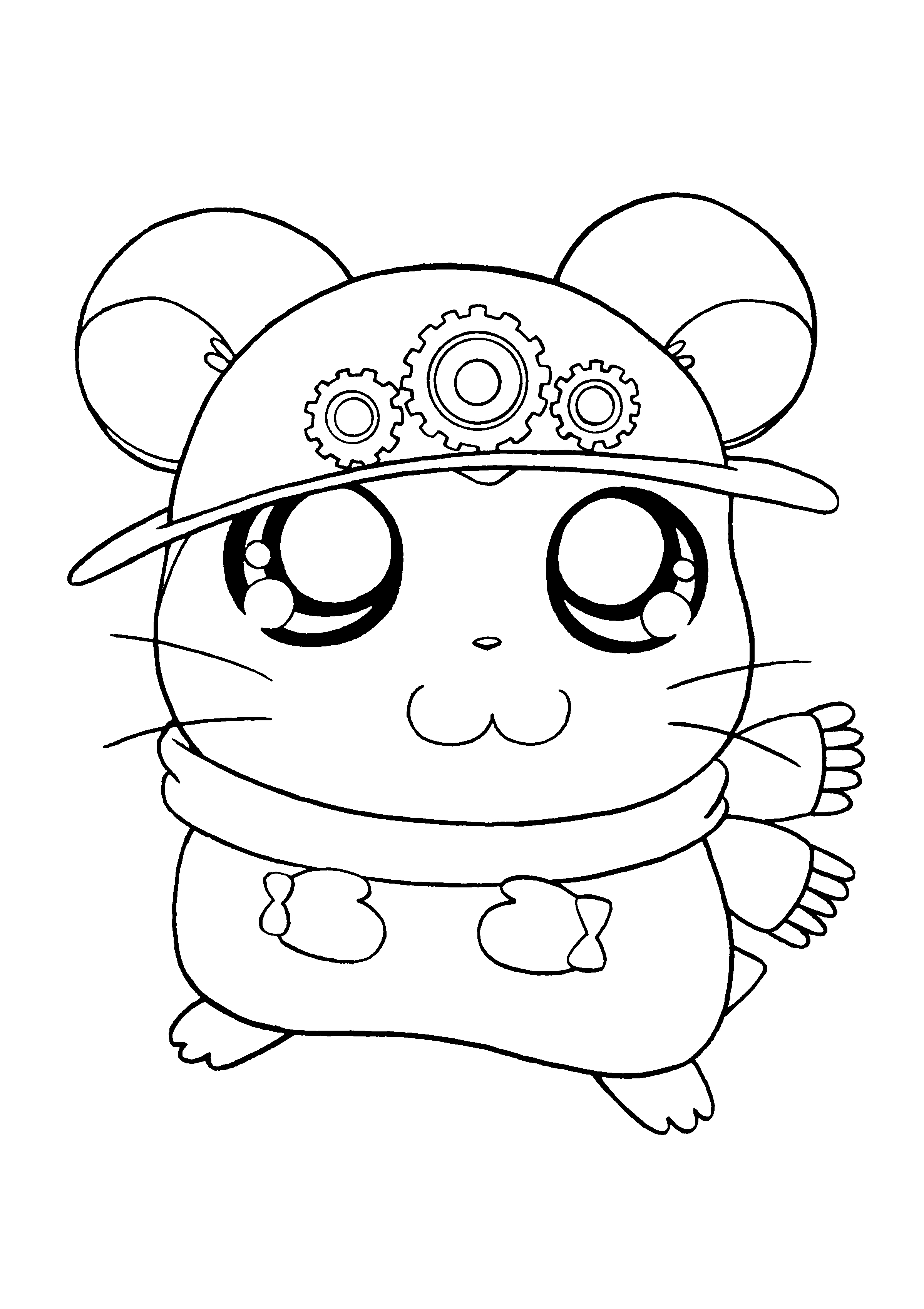 Hamtaro et ses amis en pleine aventure au milieu des fleurs