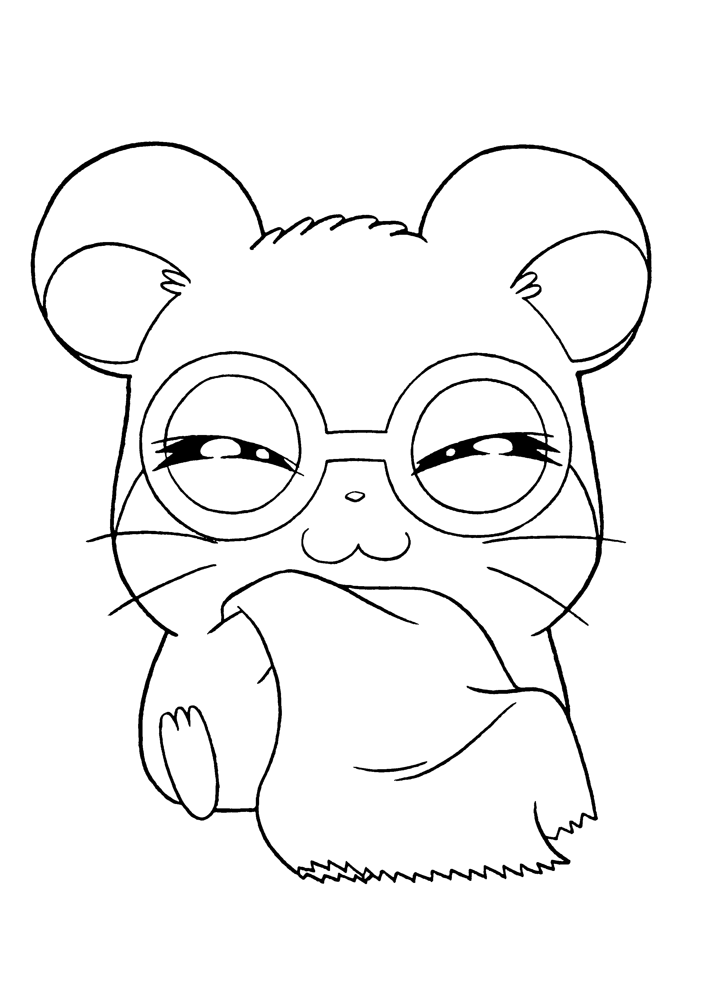 Hamtaro et ses amis dans un moment de complicité