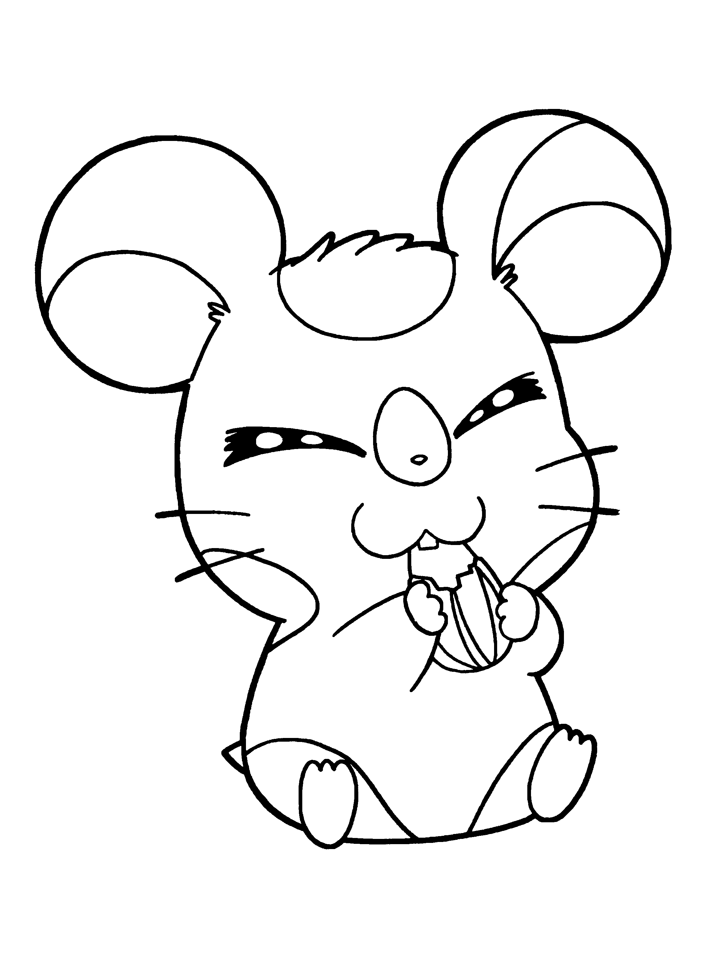 Hamtaro et ses amis dans un moment de complicité