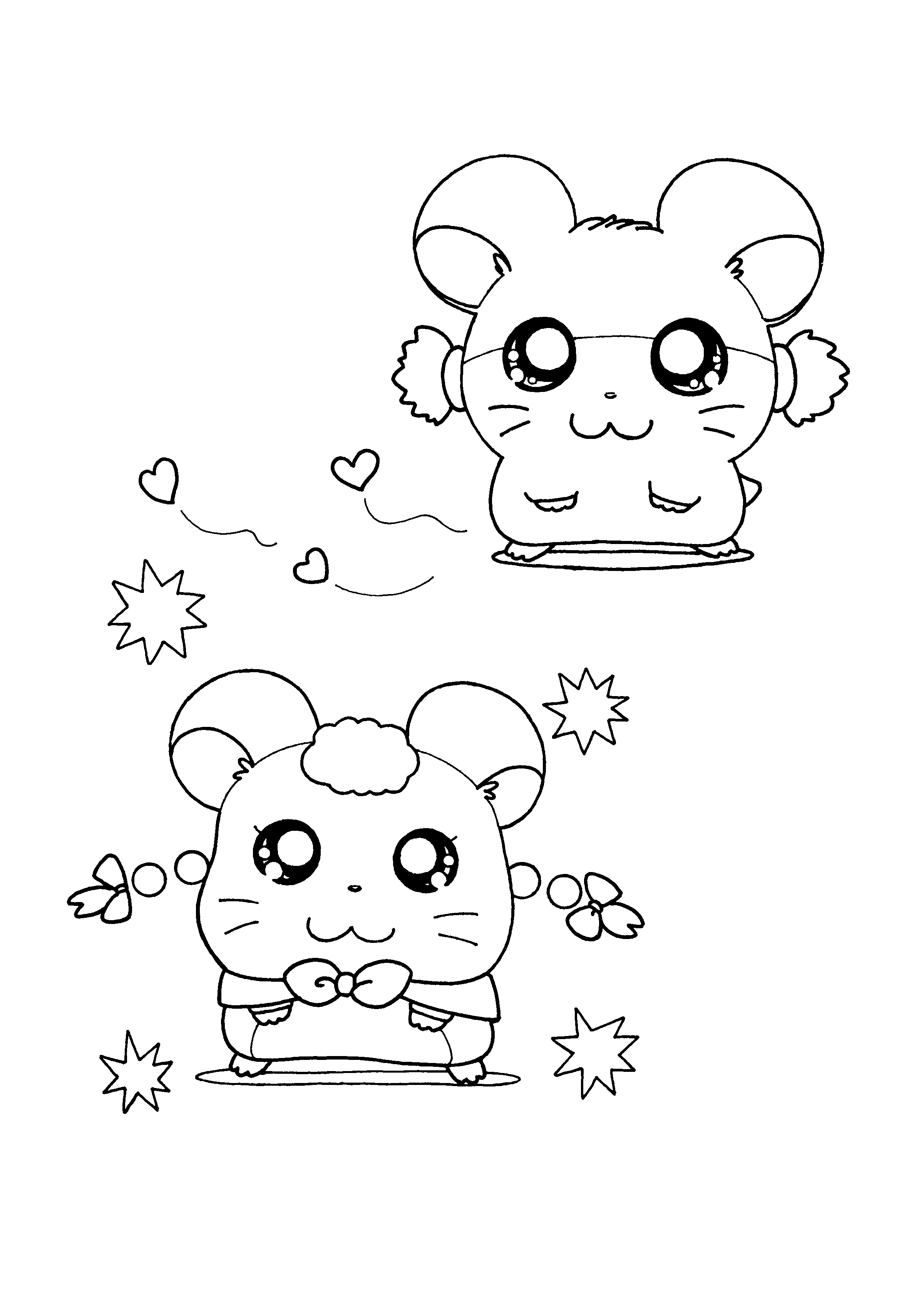 Hamtaro et ses amis en pleine aventure au milieu de la nature