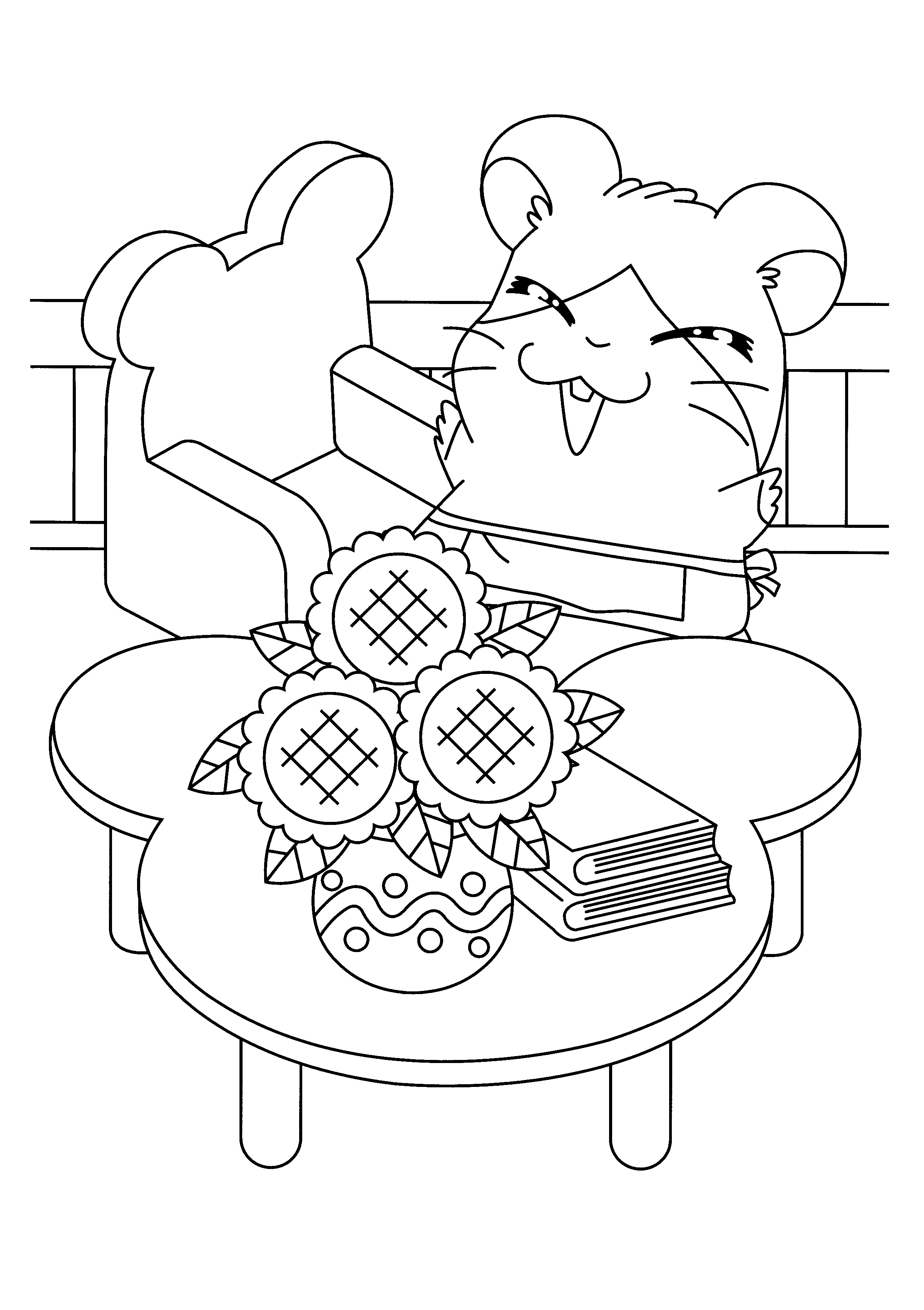 Hamtaro et ses amis en pleine aventure dans un décor naturel