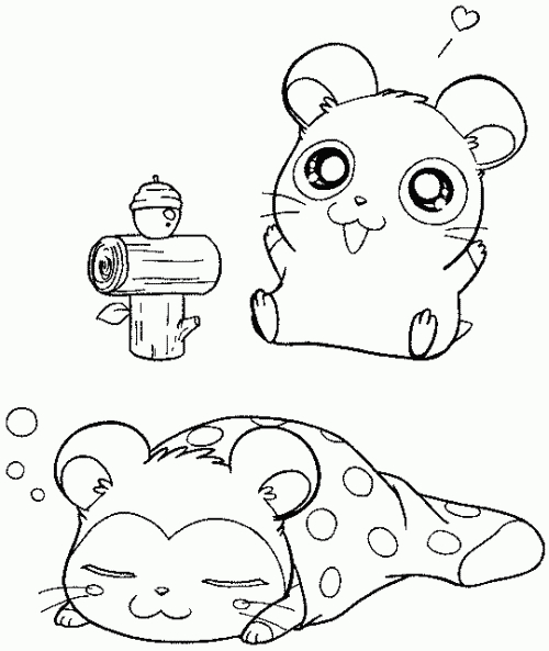 Hamtaro et ses amis en pleine aventure dans la nature