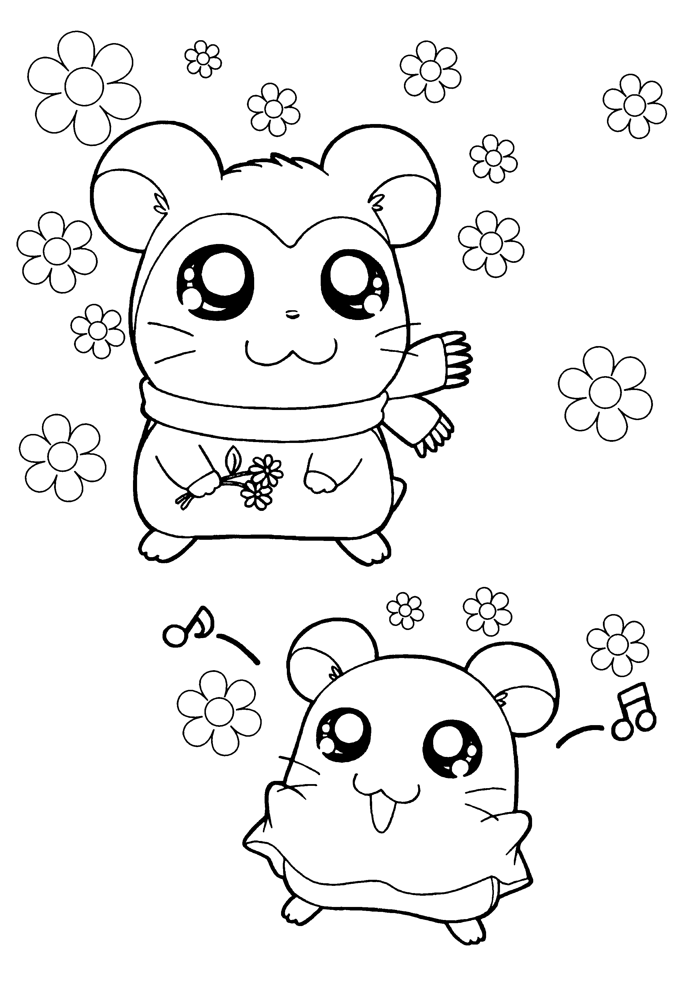 Hamtaro et ses amis en pleine aventure au cœur de la nature