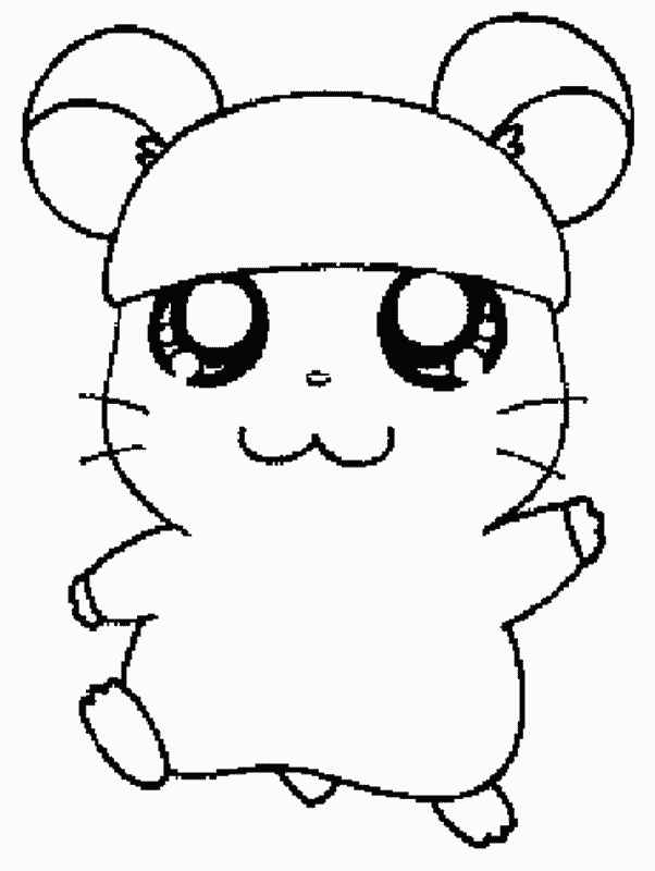 Hamtaro et ses amis au jardin en pleine activité