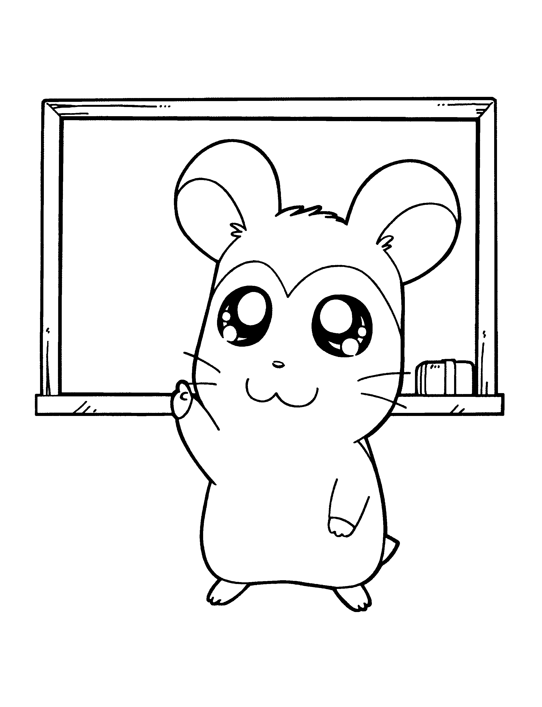Hamtaro et ses amis jouant dans un champ fleuri
