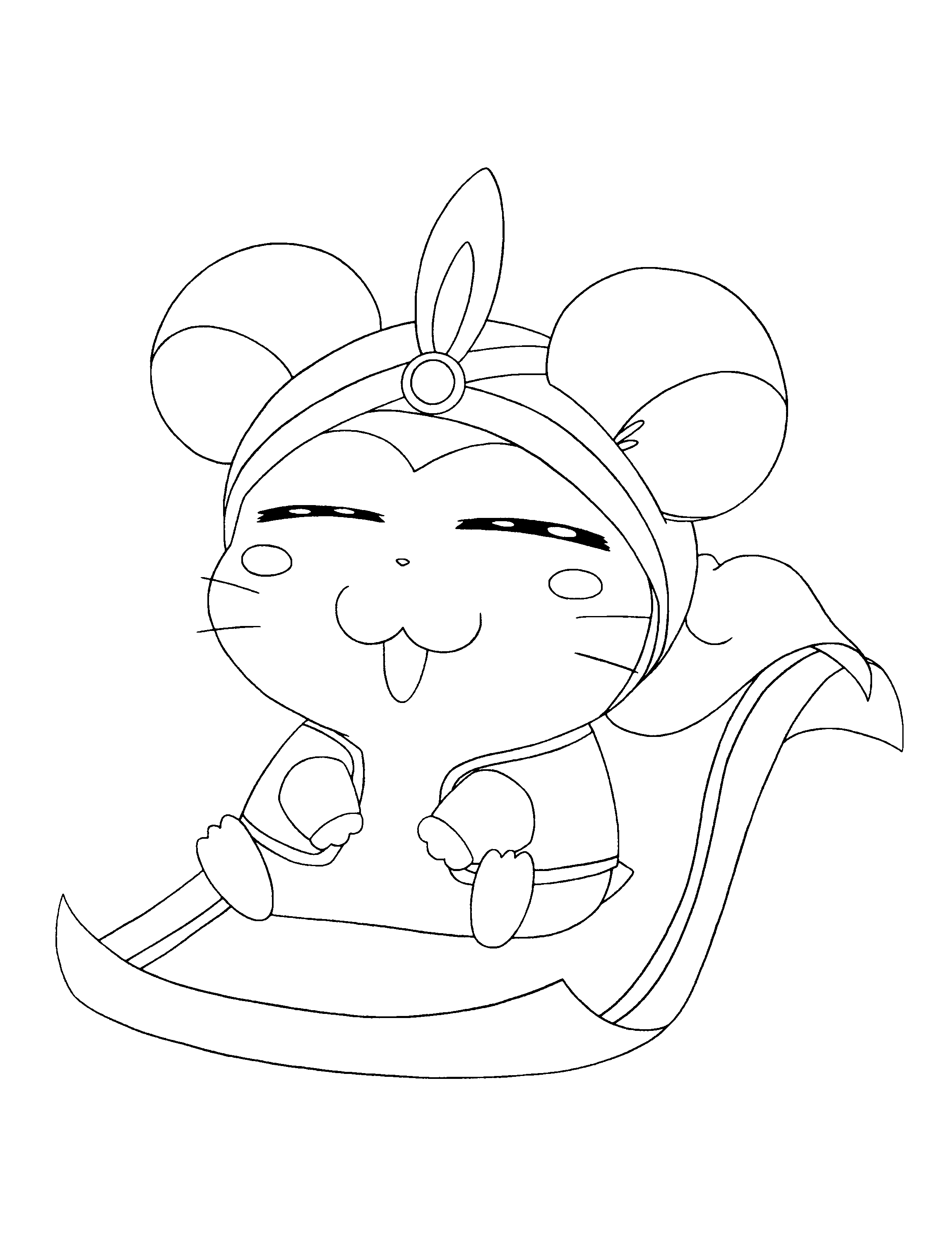 Hamtaro et ses amis en pleine aventure au milieu des fleurs