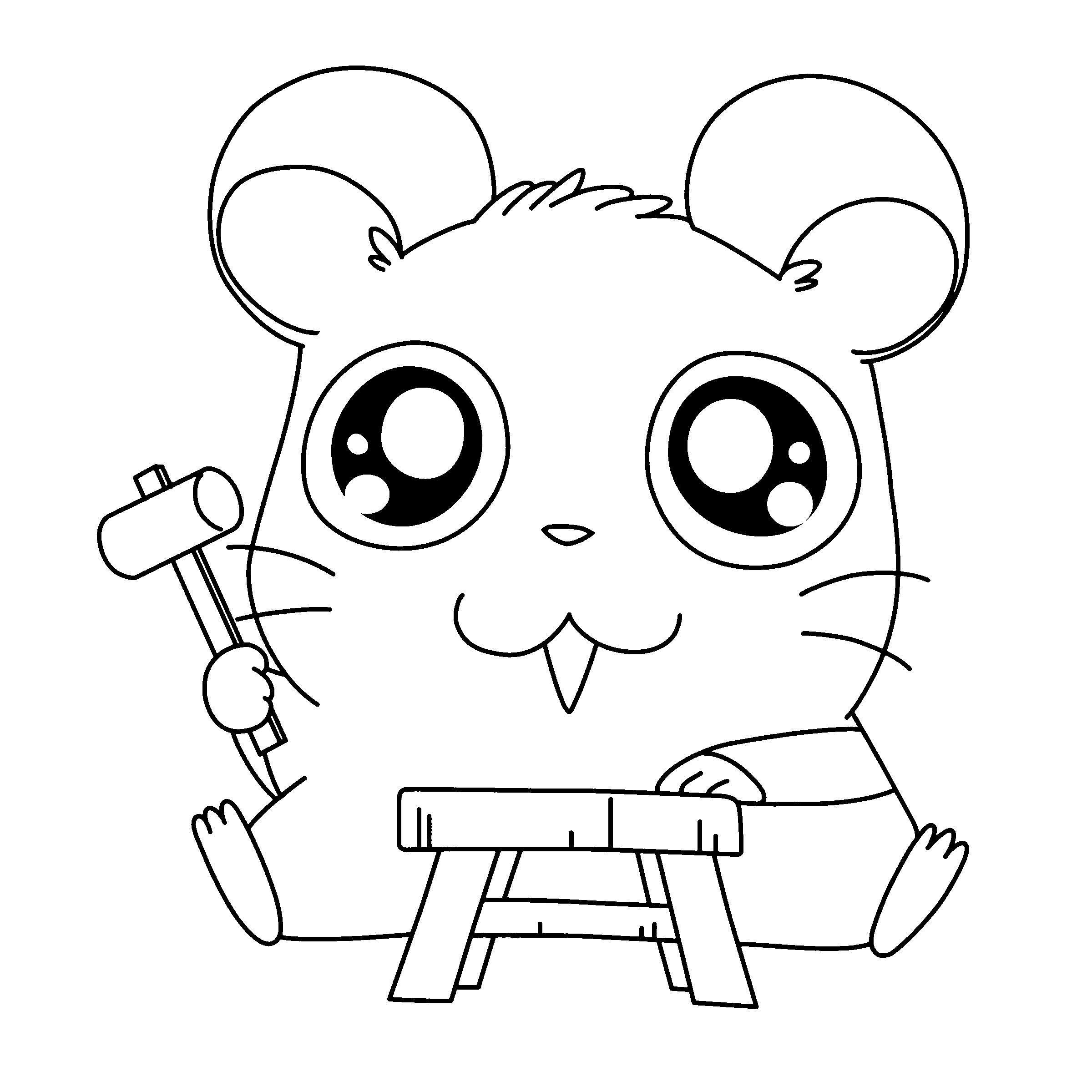 Hamtaro et ses amis en pleine aventure dans un décor naturel
