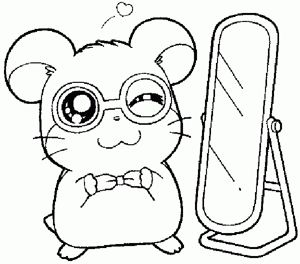 Hamtaro et ses amis en pleine exploration au milieu de la nature