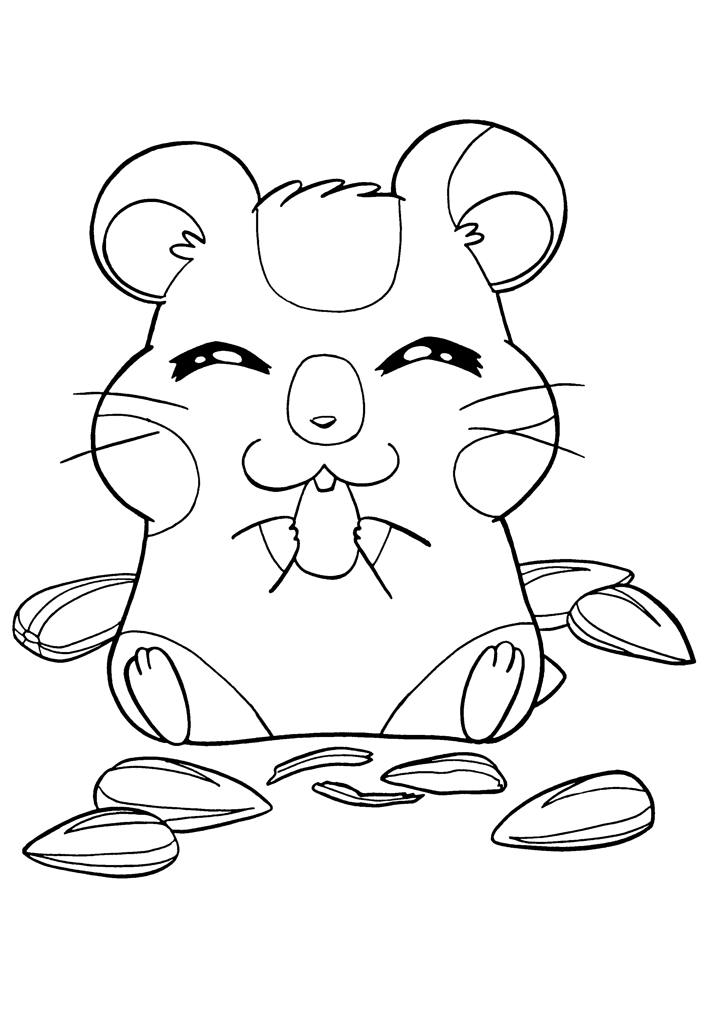 Hamtaro en pleine exploration avec ses amis dans un décor naturel