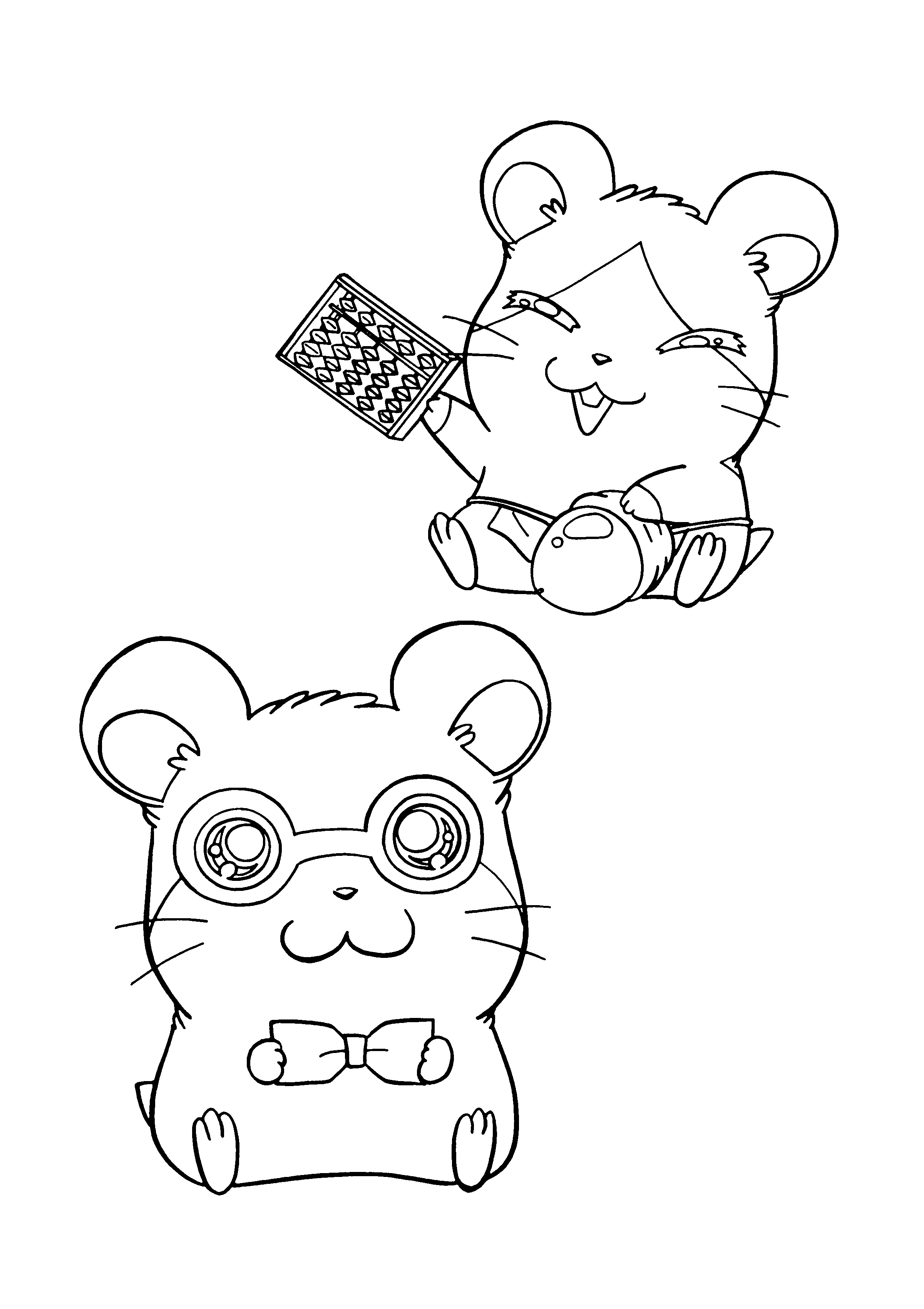Hamtaro et ses amis en pleine aventure dans un décor naturel