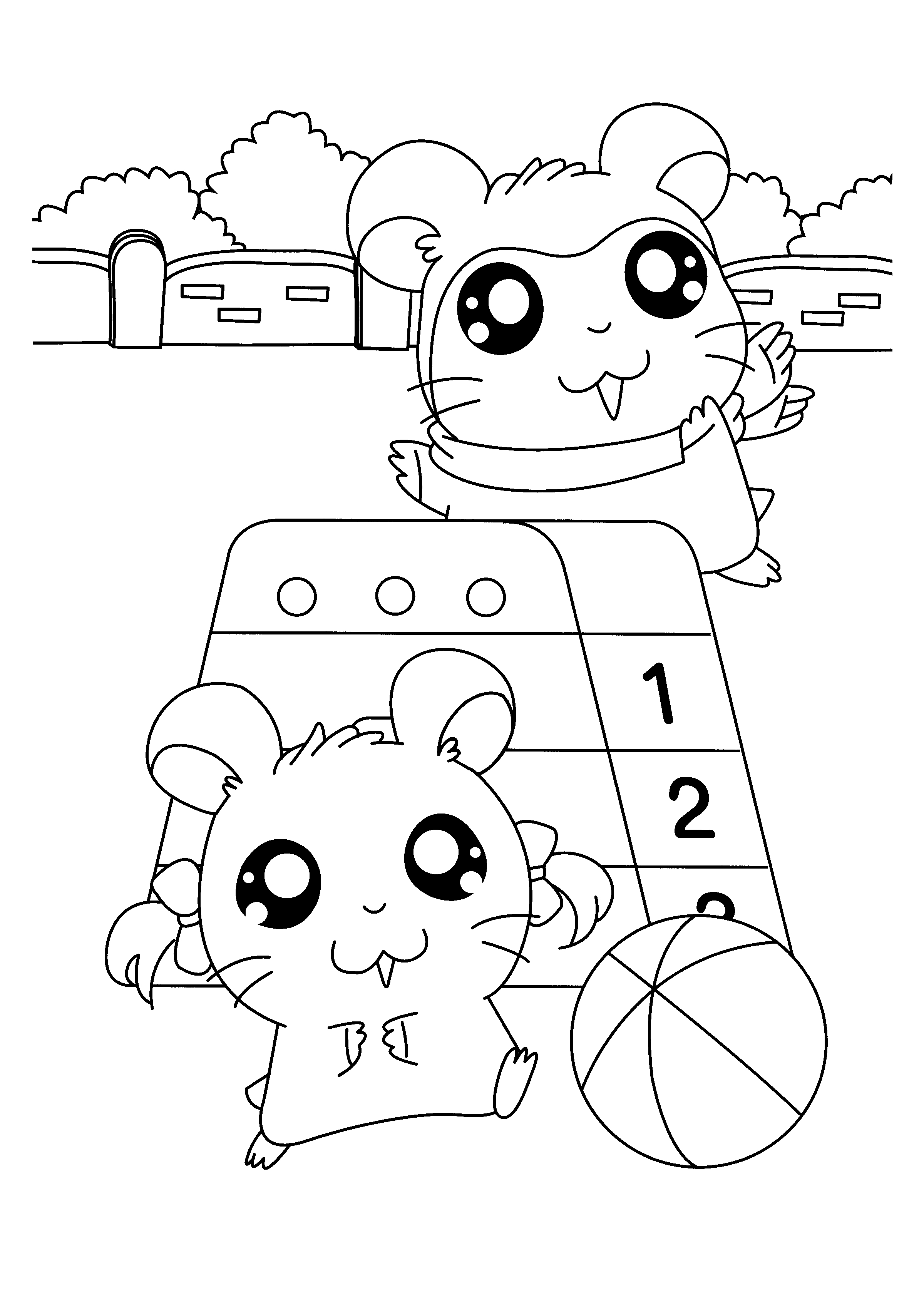 Hamtaro et ses amis en pleine aventure au cœur de la nature