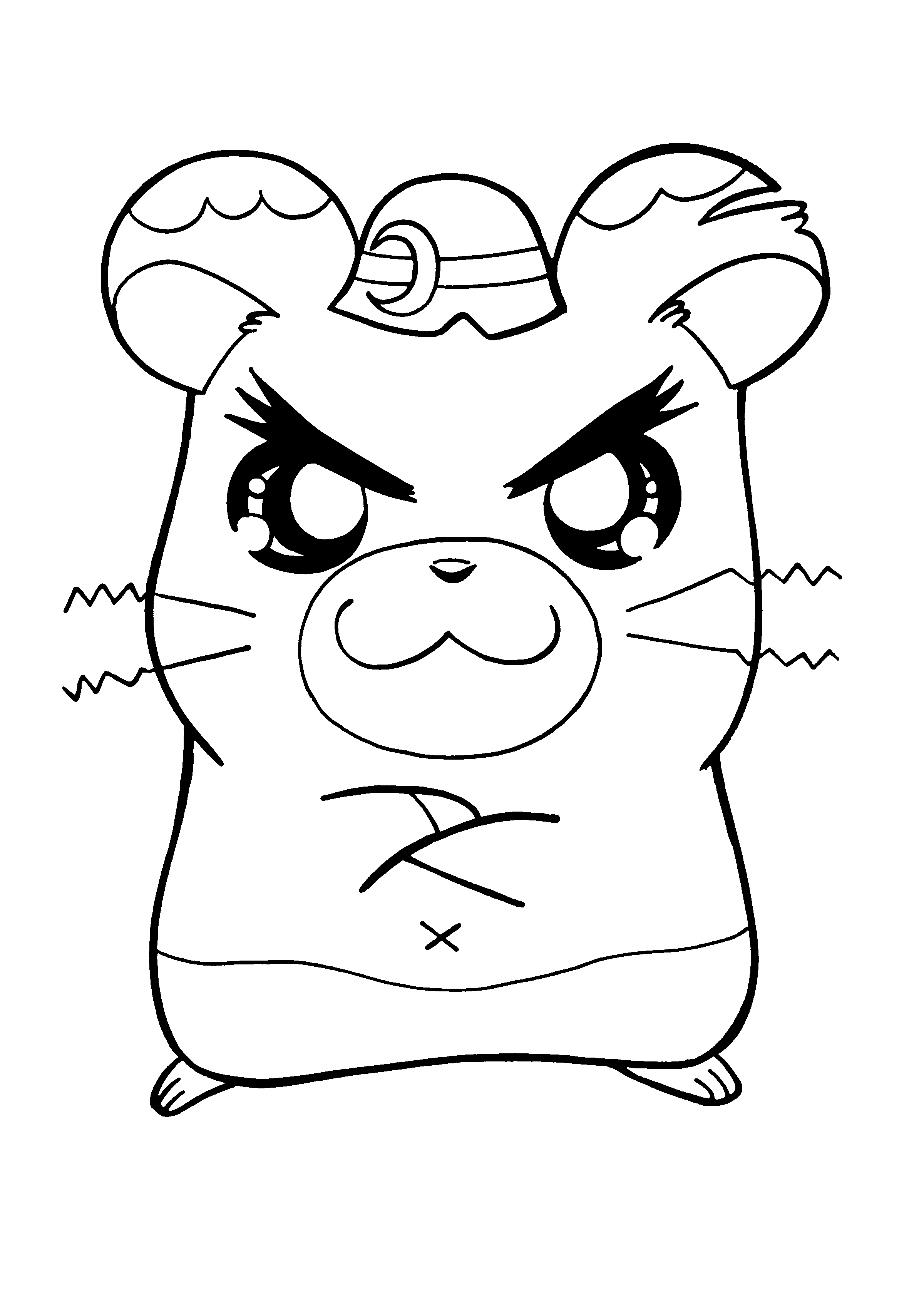 Hamtaro et ses amis jouant dans un champ ensoleillé
