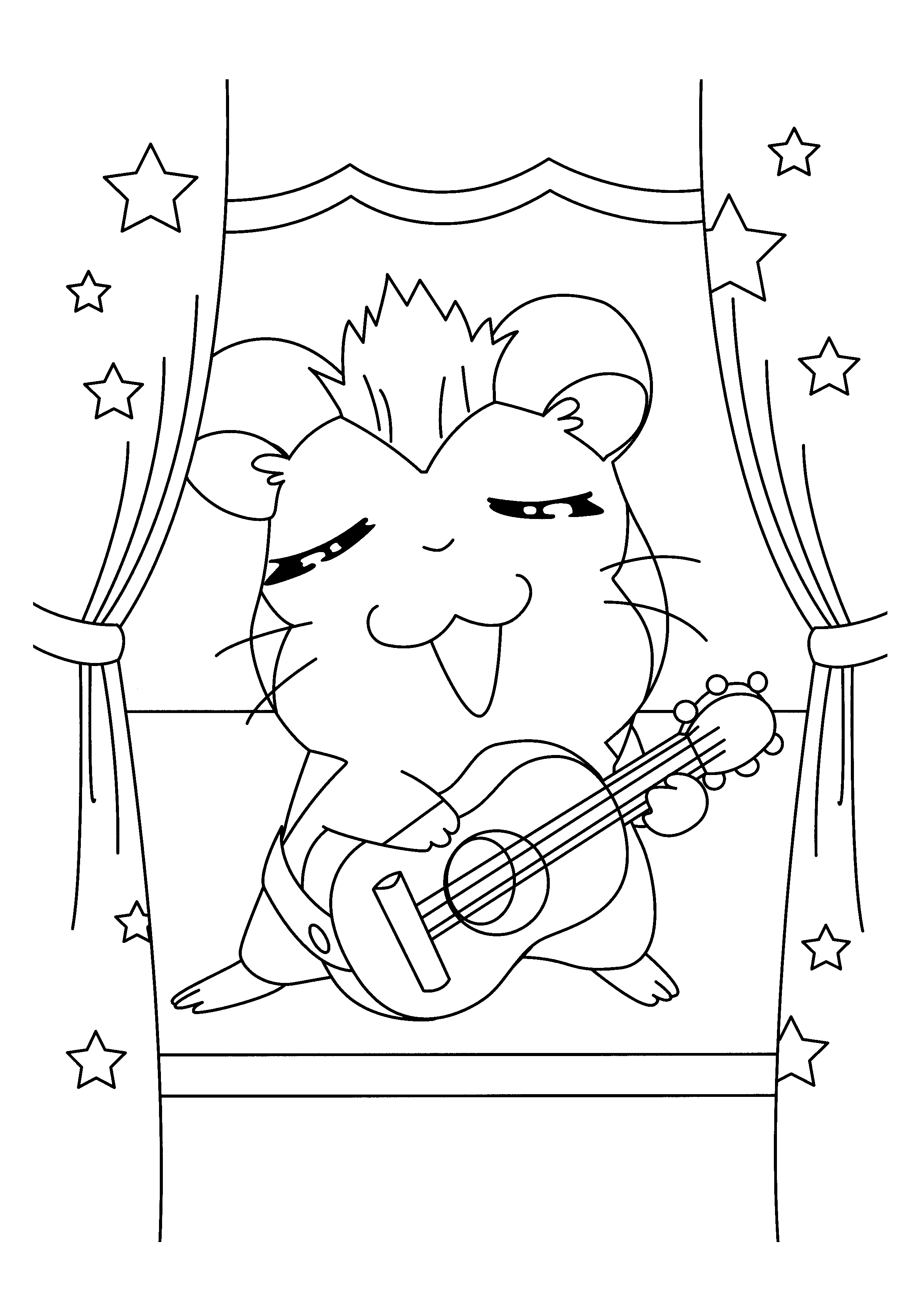 Hamtaro et ses amis en pleine aventure dans un décor naturel