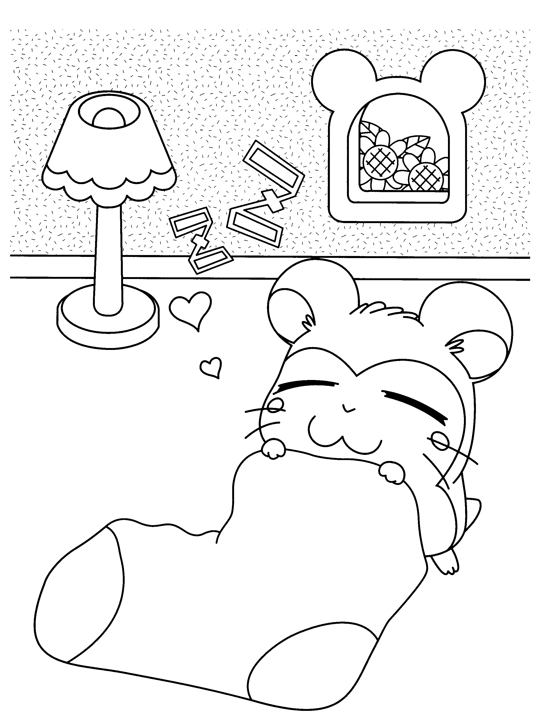 Hamtaro et ses amis dans un moment de convivialité
