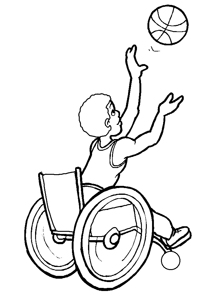Un enfant joyeux sur un fauteuil roulant dans un parc