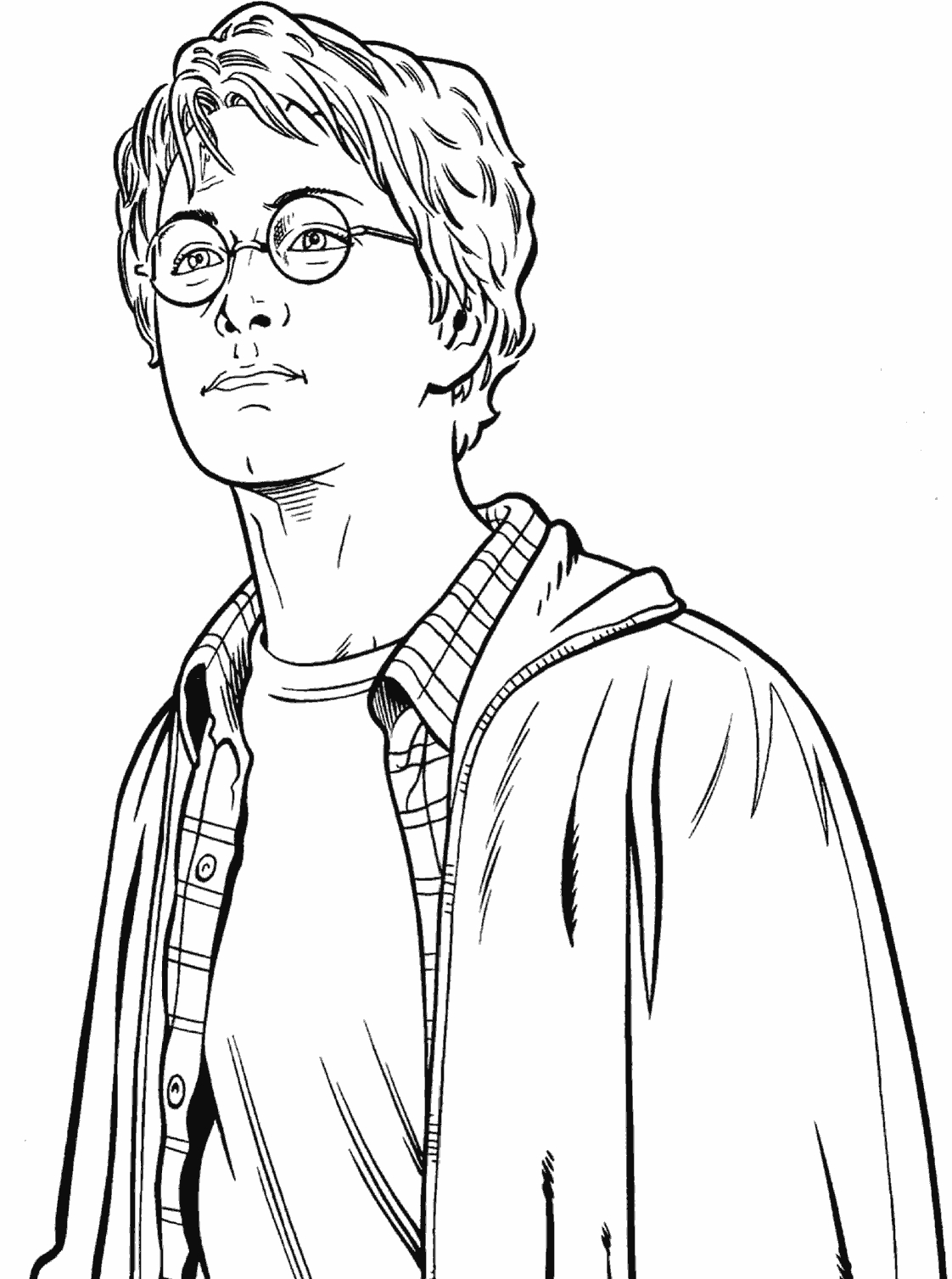 Harry Potter avec sa baguette dans un décor magique