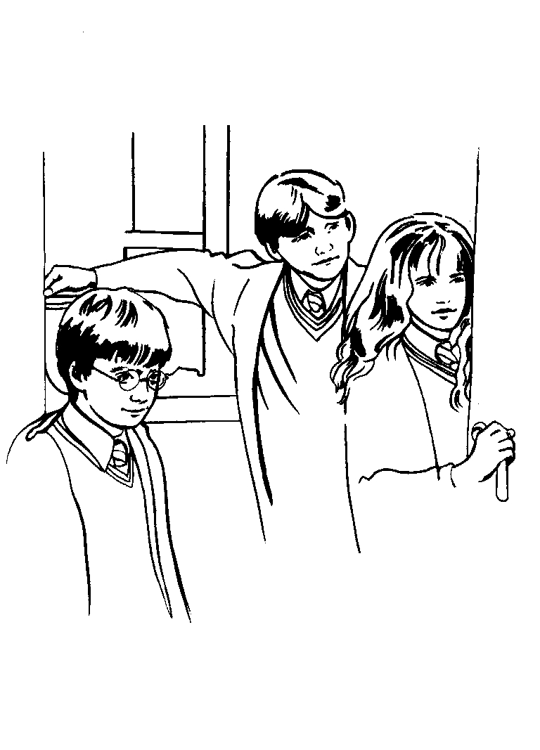 Harry Potter en pleine lecture dans la bibliothèque de Poudlard