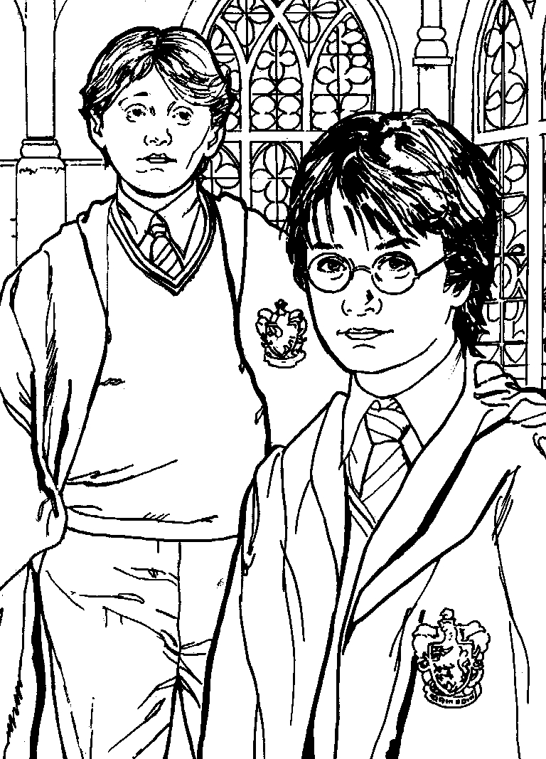 Harry Potter en train de voler sur son balai dans un décor de nuit étoilée