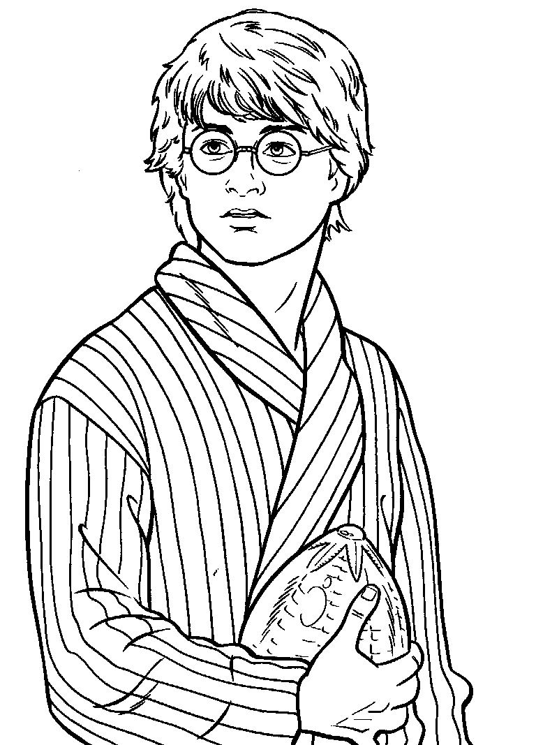 Harry Potter tenant sa baguette magique dans un décor mystique