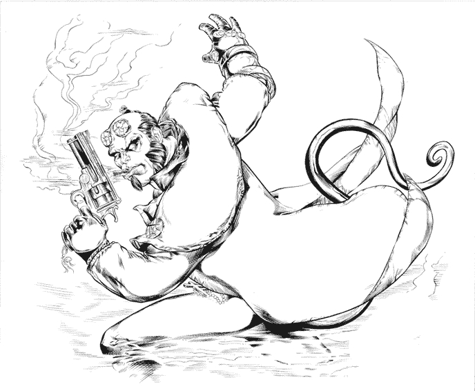 Coloriage Hellboy #43106 à imprimer Coloriage Hellboy #43106 à imprimer