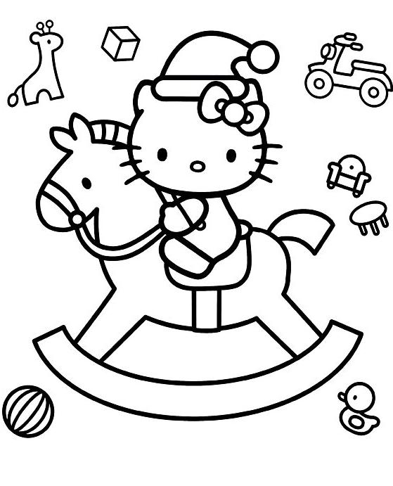 Coloriage de Hello Kitty avec un joli nœud et un fond simple Coloriage de Hello Kitty avec un joli nœud et un fond simple