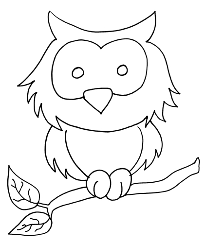 Hibou perché sur une branche dans la nuit étoilée
