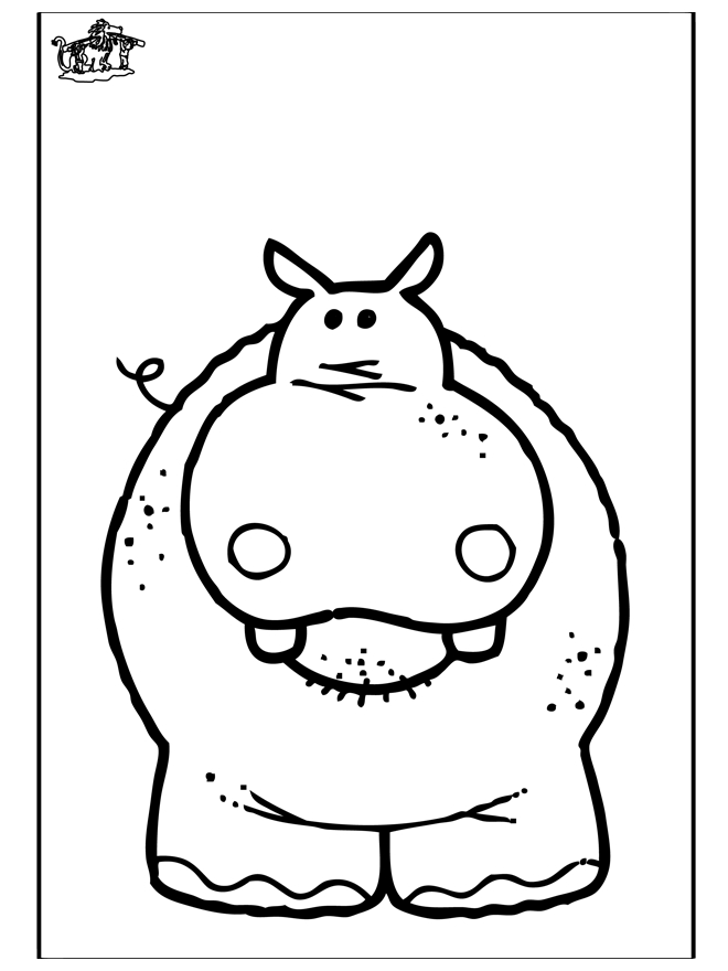 Un hippopotame paisible se reposant dans un environnement naturel