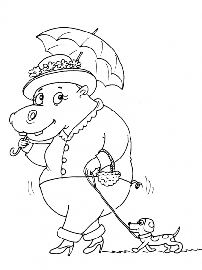 Hippopotame se reposant paisiblement au bord de l'eau