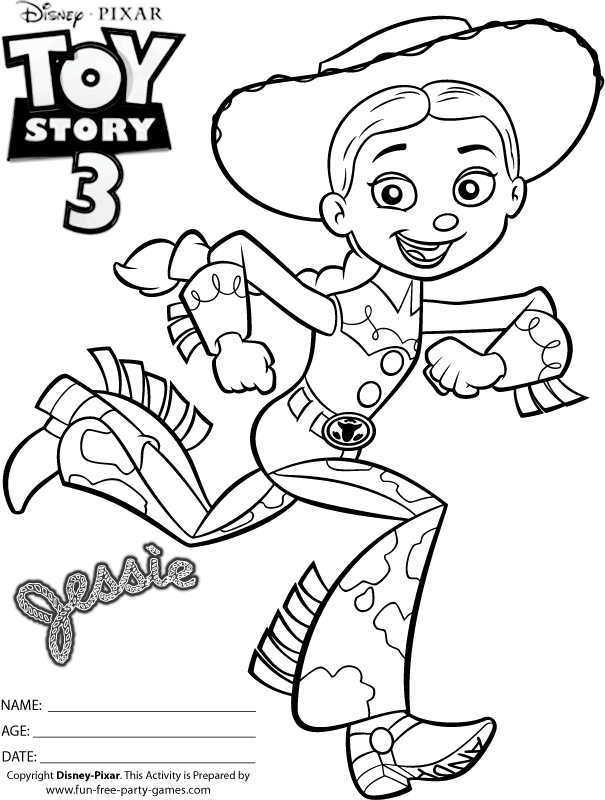 Coloriage d'une scène emblématique de Toy Story avec Woody et Buzz