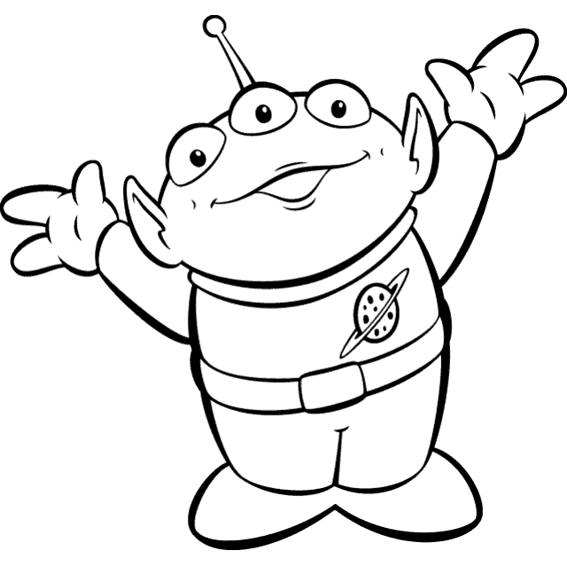 Coloriage de Woody et Buzz Lightyear dans un décor de jeu