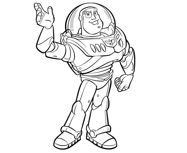 Coloriage des personnages de Toy Story en pleine aventure