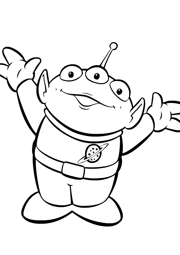 Coloriage de Woody et Buzz en pleine aventure dans Toy Story