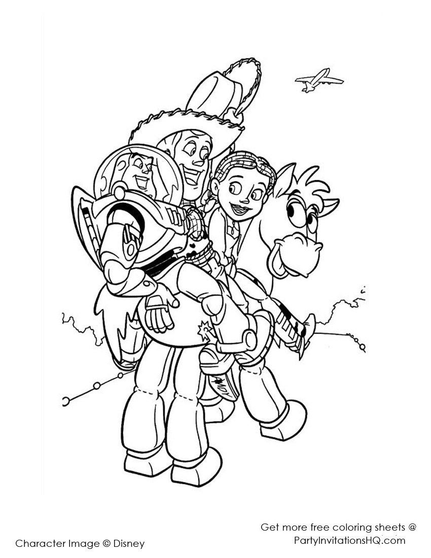 Scène de Toy Story avec Woody et Buzz dans une chambre d'enfant