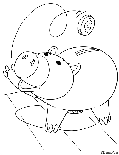 Coloriage de personnages emblématiques de Toy Story en pleine aventure
