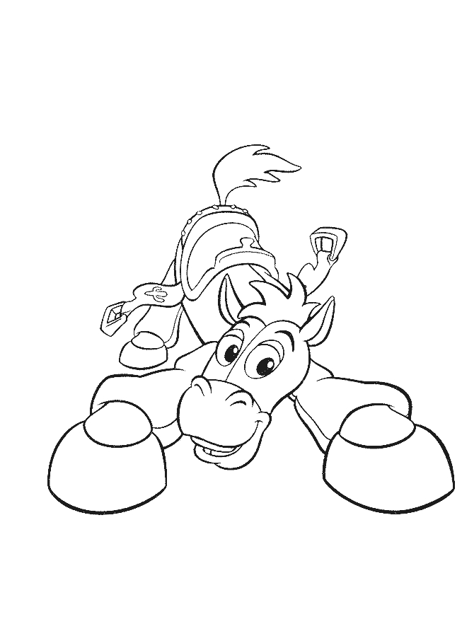 Coloriage de Woody et Buzz dans une scène de Toy Story Coloriage de Woody et Buzz dans une scène de Toy Story