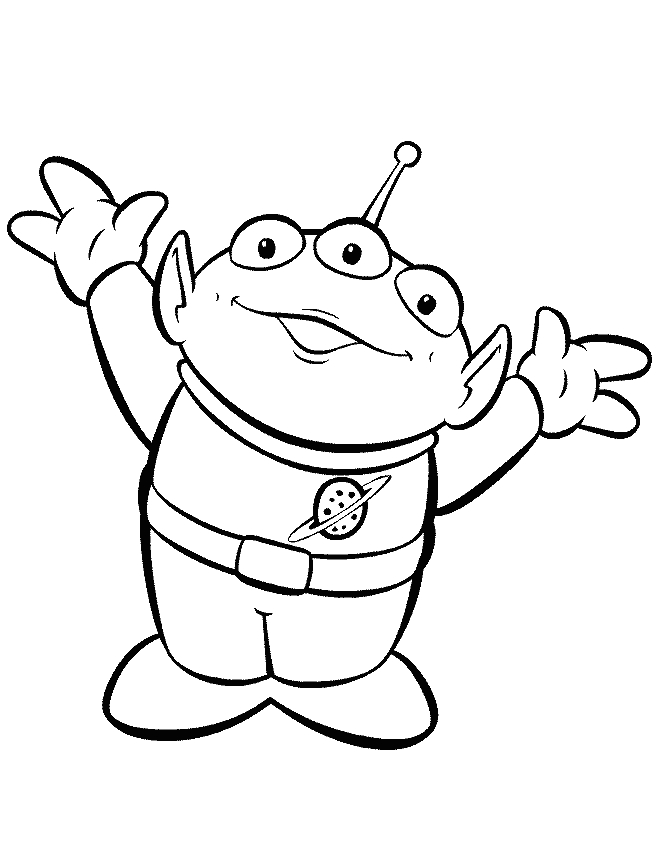Coloriage de Woody et Buzz Lightyear dans un décor de jouets