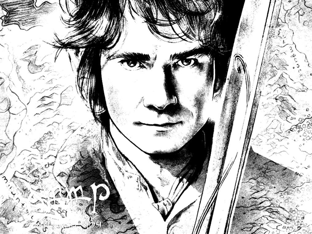 Bilbo Sacquet en pleine aventure au cœur de la Comté