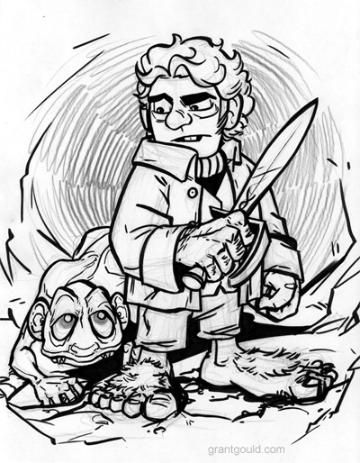 Bilbo Sacquet et ses compagnons sur le chemin de l'aventure