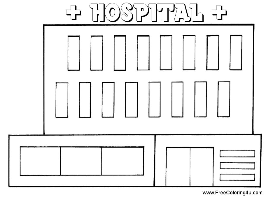 Scène d'un hôpital avec un médecin et un patient
