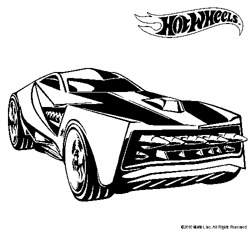 Voiture Hot Wheels en pleine course sur un circuit sinueux Voiture Hot Wheels en pleine course sur un circuit sinueux