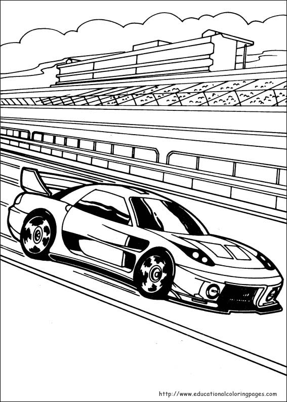 Voiture de course Hot Wheels sur une piste dynamique